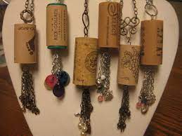Wine Cork Charm Necklaces By Deliriousbluejewelry On Etsy 8 00 Wine Cork Jewelry Cork Jewelry Cork Necklace