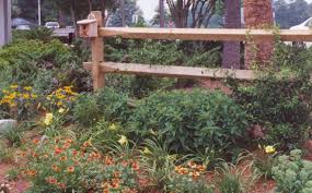 Split rail fences are one of the most rustic looking fences which can be incorporated in your landscape. Carolina Fence Gardens South Carolina Wildlife Federation