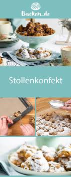 Stollenkonfekt Rezept Von Backen De Rezept Stollenkonfekt Konfekt Lebensmittel Essen