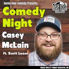 Free comedy night with Casey McLain & Scott Loose at Bastion Brewing  Company! Starts at 7pm.