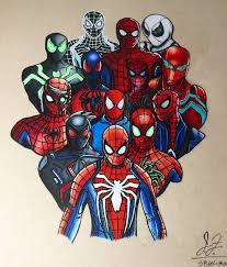 Finished My Spider Man Ps4 Drawing Today Colored Pencils On Toned Tan Paper Spiderman Drawing Easy Drawings Spiderman