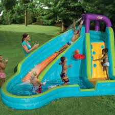 As every pool and every back garden is different, this is more i have the luck that next to my swimming pool there is a little hill.so i didn't have to build the wood construction to the complete height of the slide. The 3 Best Inflatable Kiddie Pools 2021 Wirecutter