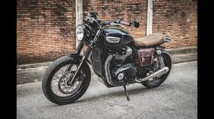 Questi telai sono realizzati in acciaio tubolare cromato e. Triumph Bonneville T100 Youtube
