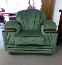 Art Deco Chair Stunning I Could Definitely Cozy Up And Fall Asleep In This Chair With An Ottoman Of Course Art Deco Chair Deco Chairs Deco Furniture