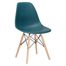 Vortex Molded Plastic Dowel Leg Side Chair With Natural Legs Poly Bark Solid Wood Dining Chairs Natural Dining Chairs Poly Bark