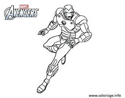 Coloriage Iron Man Avengers Dessin Iron Man A Imprimer