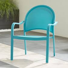 Lanai Aqua Mesh Lounge Chair Reviews Crate And Barrel In 2020 Lounge Chair Outdoor Commercial Outdoor Furniture Metal Outdoor Furniture