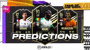 The fifa mobile database that suits your needs! Fifa 21 Team Of The Week 8 Predictions Futhead News