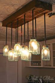Mason Jar Lights Mason Jar Lights Table Dinning Room Weckglas Diy Kronleuchter Aus Einmachglasern Mason Jars