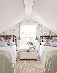 I love aqua, and i this bedding with its muted tones, struck me as feeling very french farmhouse and cottage lovely. Attic Bedrooms You Ll Want To Wake Up In Cottage And Farmhouse Style French Style Bedroom Bedroom Design Small Attic Bedroom