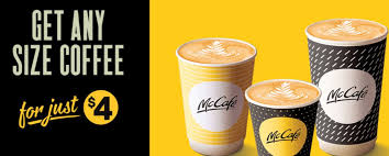 Ending jul 10 at 8:43pm pdt. Deal Mcdonald S 4 Any Size Mccafe Coffee Frugal Feeds Nz