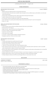 Writing a great production manager resume is an important step in your job search journey. Senior Production Manager Resume Sample Mintresume
