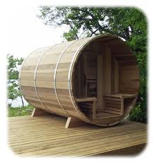 All our cedar barrel saunas use 100% canadian red cedar. Dundalk Saunas