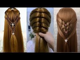 تسريحات شعر جميلة و سهلة لهذا العيد أجمل تسريحات الشعر Youtube Penteados Com Tranca Penteados Cabelo Grande Video De Tranca
