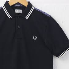 Black And Gold Fred Perry Polo Shirt Pin En Shirts