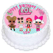 Is this a new craze a surprise cake happy 10th to 17. Lol Surprise Edible Cake Image Topper Personalized Birthday Party 8 Inches Round Walmart Com Walmart Com
