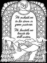 On line and printable children's bible games and puzzles. Sunday School Coloring Pages For 23rd Psalm