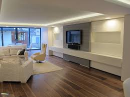 Parkett Nussbaum Geolt Wohnzimmer Modern Beton Look Wohnen
