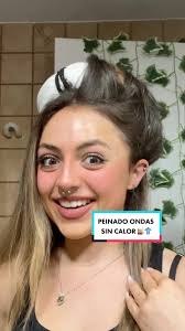 Ondas en el Pelo Sin Calor con Camiseta