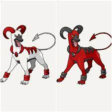 2 alt shiny Houndoom I made for a reddit user. What did you think? Whats  your favorite? : rPokemonSwordAndShield