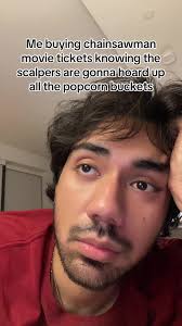 Chainsaw Man Movie Tickets and Popcorn Buckets