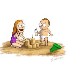 Morty And Summer Smith As Small Cute Kids R Rick And Morty Rick I Morty Rick And Morty