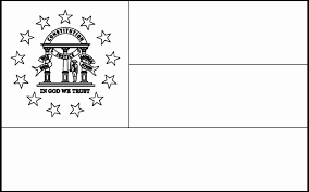 This is a list of flags of states, territories, and other geographic entities sorted by their combinations of dominant colors. Georgia State Flag Coloring Page Elegant Georgia State Flag Flag Coloring Pages Georgia State State Flags