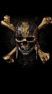 Pirates Of The Caribbean Dead Men Tell No Tales 2017 Phone Wallpaper Moviemania Skull Wallpaper Pirate Skull Tattoos Pirate Art