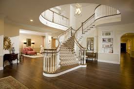 Big elevated decks with stairs can house a few outdoor living areas. Curved Stairs Southern Staircase Artistic Stairs