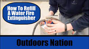 How to refill fire extinguisher with water. How To Refill Recharge A Water Fire Extinguisher Hd Youtube