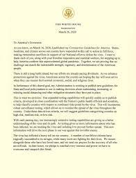 This is normally 2 or 3 day service. Read The Letter From President Trump To America S Governors On Coronavirus The New York Times