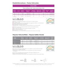 Isacord Color Chart Isacord Embroidery Thread Conversion