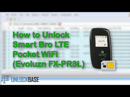 · change the default sim card with any another carrier. How To Unlock Smart Bro Lte Pocket Wifi Evoluzn Fx Pr3l Youtube