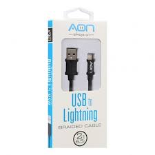 CABLE USB-A A LIGHTNING AON 2 METROS