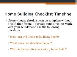 Contractors are an important part of your team when you're buying land to build a house. Checklist For Building A House