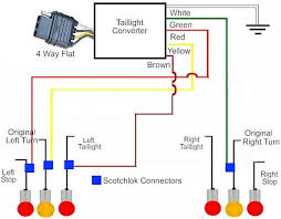 Trailer wiring color code explanation. How To Install A Trailer Light Taillight Converter In Your Towing Vehicle