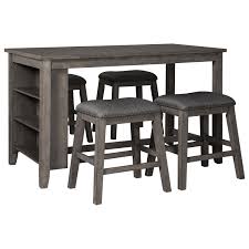 Our kitchen island ideas will definitely persuade you to add one to your space. Signature Design By Ashley Caitbrook D388 13 4x024 Five Piece Kitchen Island Chair Set With Adjustable Storage Northeast Factory Direct Pub Table And Stool Sets