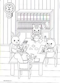 Calico Critters Coloring Page School Work Calico Critters Family Coloring Pages Coloring Pages Animal Coloring Pages
