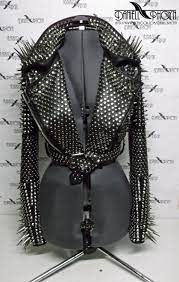 Exclusive Black Studded Leather Extreme Moto Jacket Black Studded Studded Jacket Leather Jacket Black