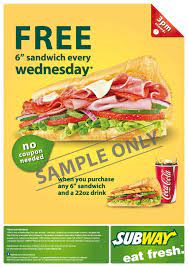 14 subway specials for may 2021. Subway Malaysia Get Your Wednesday Specials In Any Of Facebook