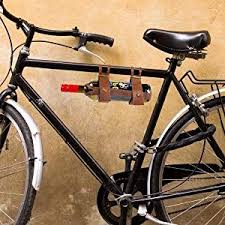 Ckb Ltd Leder Fahrrad Weinflaschenhalter Carrier Rack Flaschenhalter Fur Wein Auf Ein Picknick Oder Tag Reise Weinflaschenhalter Flaschenhalter Weinflasche