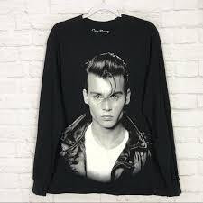 With johnny depp, amy locane, susan tyrrell, polly bergen. Cry Baby Shirts Crybaby Johnny Depp Long Sleeve Graphic Shirt S Poshmark