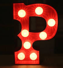 Bright Red Marquee Lights In A Circus Like Font I Want Vintage Marquee Lights White Light Bulbs Light Letters