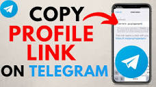 How to Get Telegram Profile Link - Copy Telegram Link tutorial ...