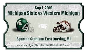 Michigan State Spartans Vs Western Michigan Broncos Football
