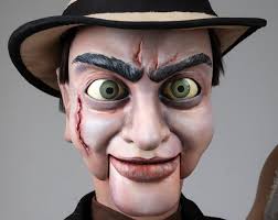 Vintage SIGNED Terrie Floyd Jumping Jack Wooden Harlequin Puppet Limited  Numbered Edition by Laughing Moon Production Made in USA 1998