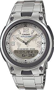 Casio Aw80d7a2 Data Bank Analog Digital Stainless Steel Watch Details Can Be Found By Clicking On The Image Note It Casio Casio G Shock Watches Casio Watch