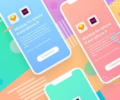 Free Download Iphone X And Iphone 8 Presentation Mockup Onthewebit Com Website Development And Design