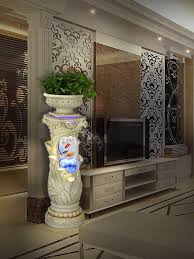 To set up the bubble tube, simply fill the column with water, insert the pretend fish and plug in. Fountain Water Home Garden Decoration Fish Tank Upholstery European Style Floor Decoration Humidifier Home Decoration Fountains Bird Baths Aliexpress