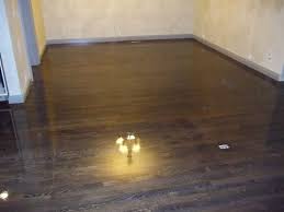 Red Oak Wood Floor Refinished With Duraseal Ebony Stain And Wet Water Based Finish Red Oak Wood Oak Wood Floors Red Oak Wood Floors
